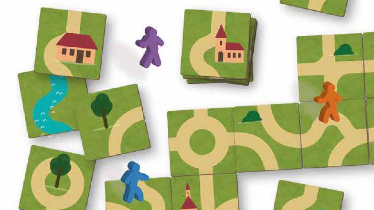 Weg-Spielkarten mit Personen