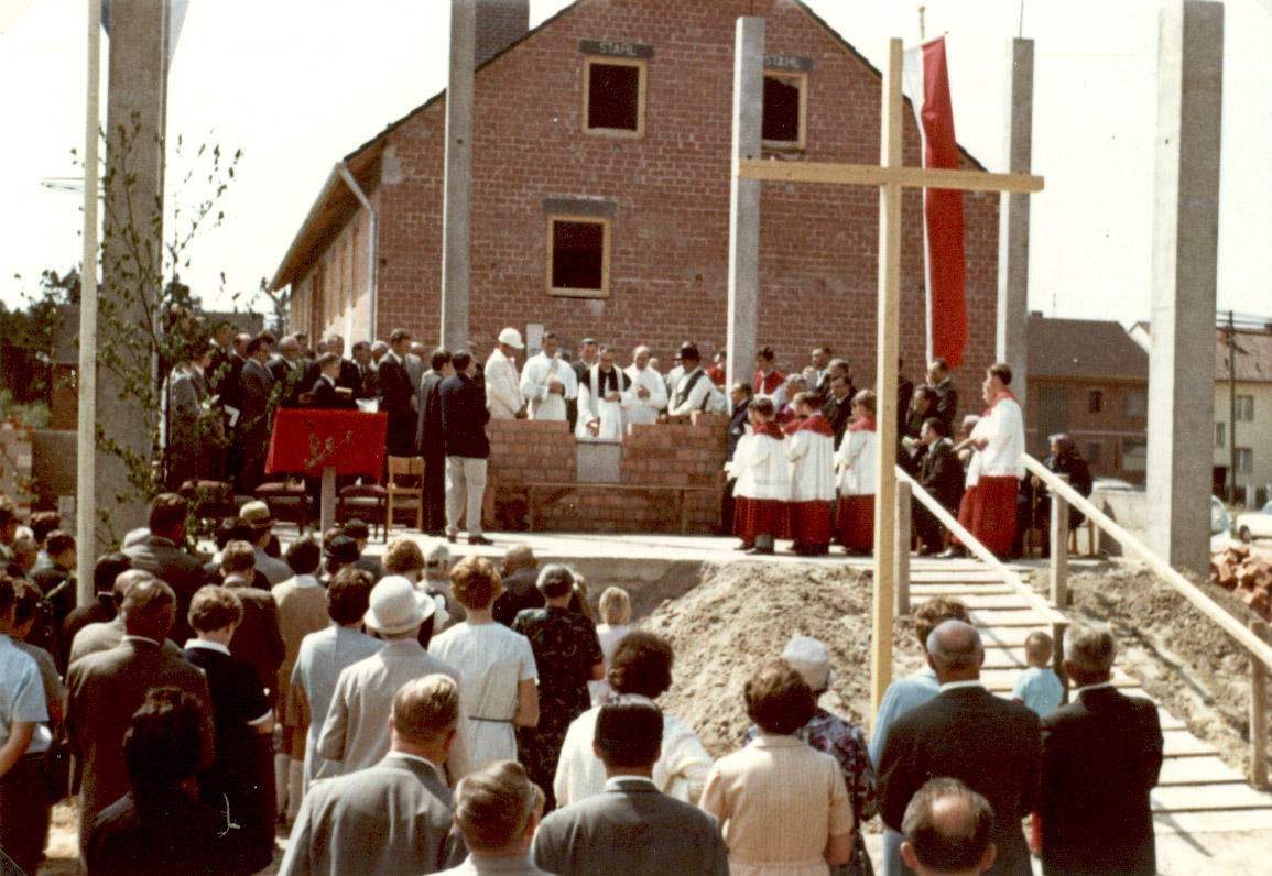 Grundsteinlegung St. Kunigund 1969