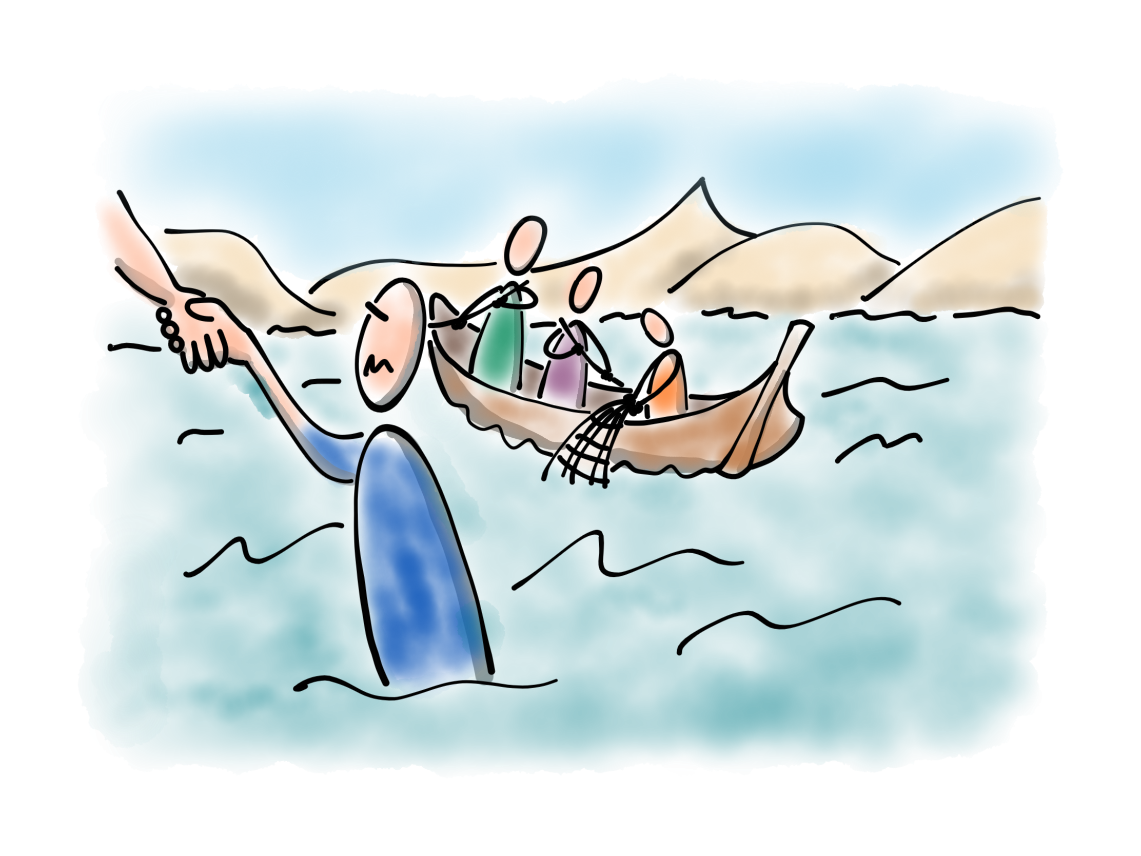 Rettung am See