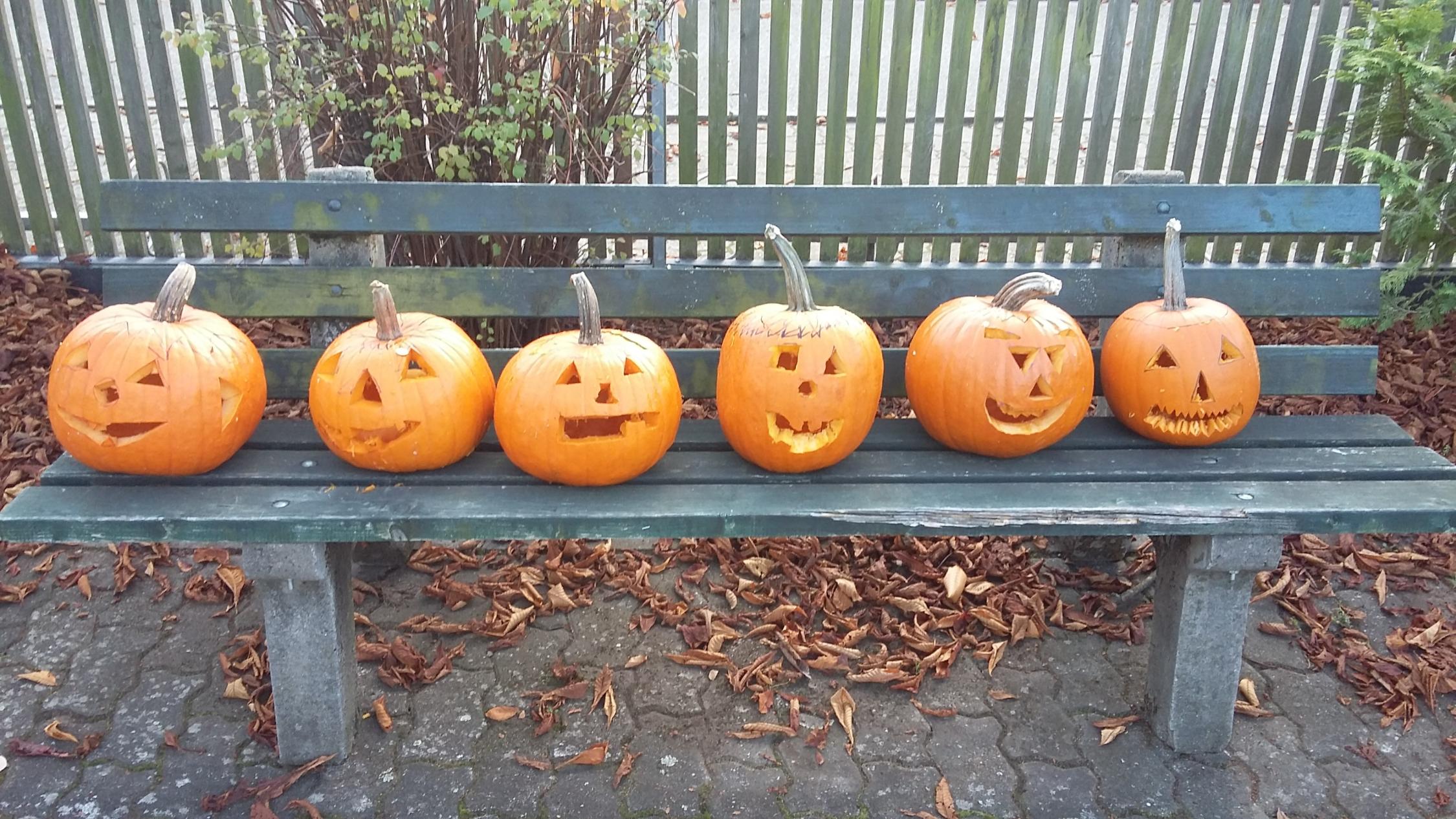 Kürbisschnitzen Junge Gemeinschaft 29.10.2016